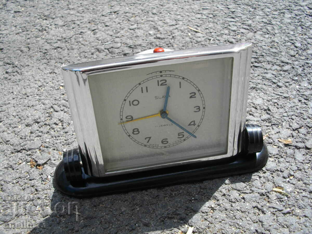 COLLECTIBLE ALARM CLOCK SLAVA SLAVA NEW
