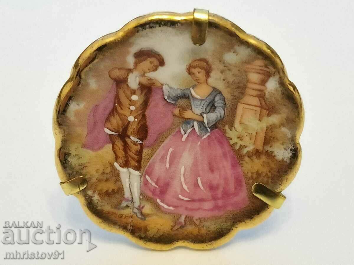 Collectible Limoges porcelain saucer Collectible Limoges porcelain saucer