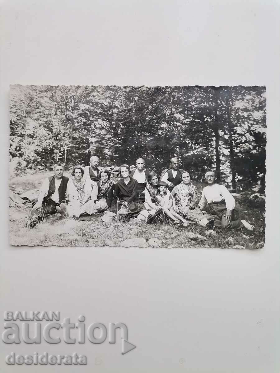Fotografie veche, familia Kaidamovi, orașul Karlovo