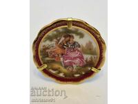 Collectible Limoges porcelain saucer