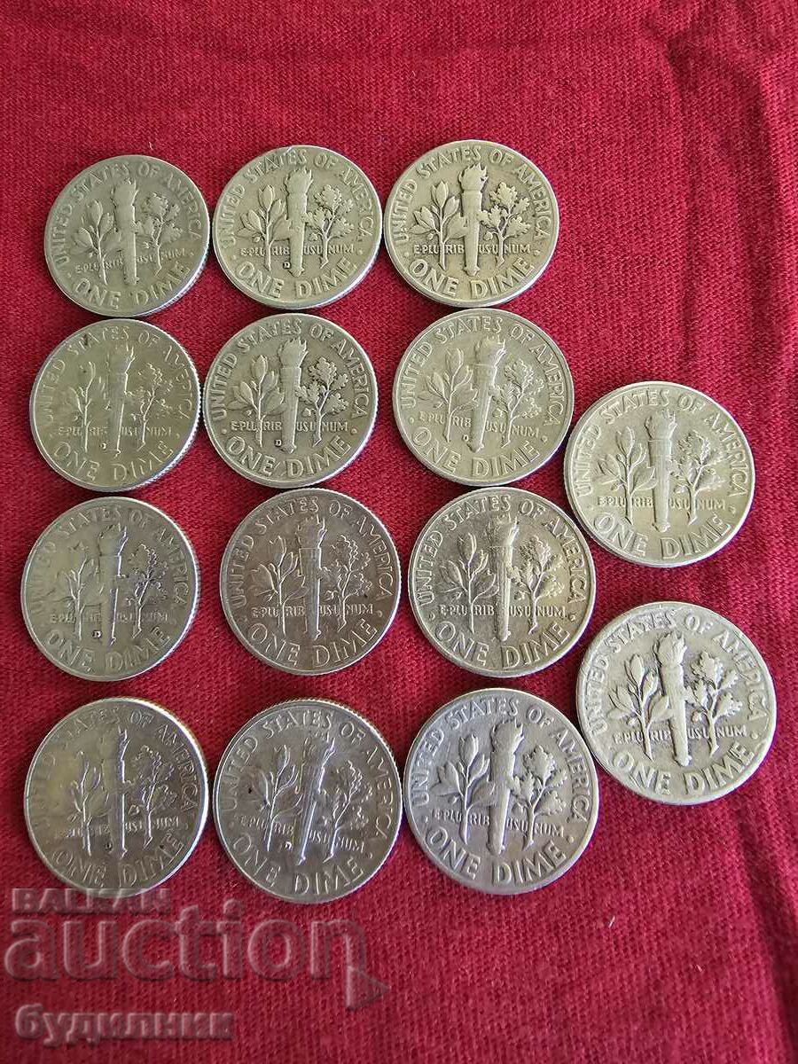14 Count Silver Coins. BZC. Take a look.