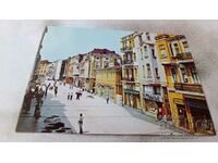 Carte poștală Plovdiv Strada Vasil Kolarov 1980