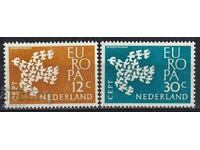 Netherlands 1961 Europe CEPT (**), clean, unstamped series