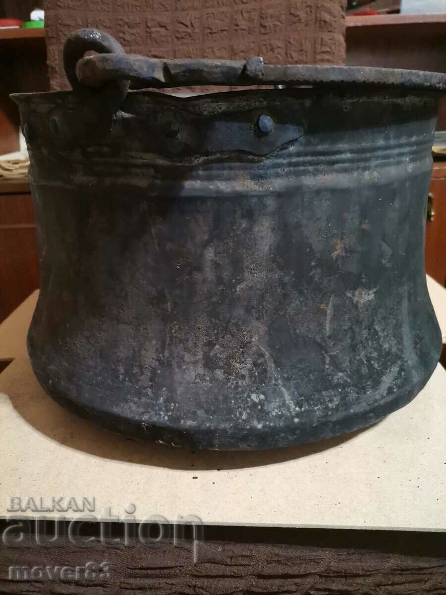 Copper cauldron. Copper