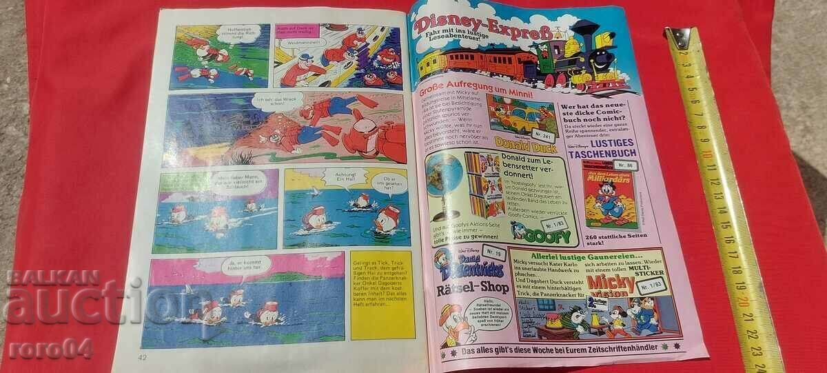 MICKEY MOUSE - MICKY MAUS - COMIC - 7 MICKEY MOUSE - MICKY MAUS - COMIC - 7