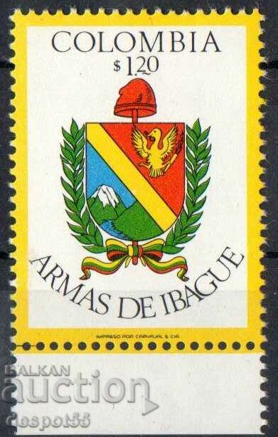 1976. Κολομβία. Εθνόσημο του Ibage.