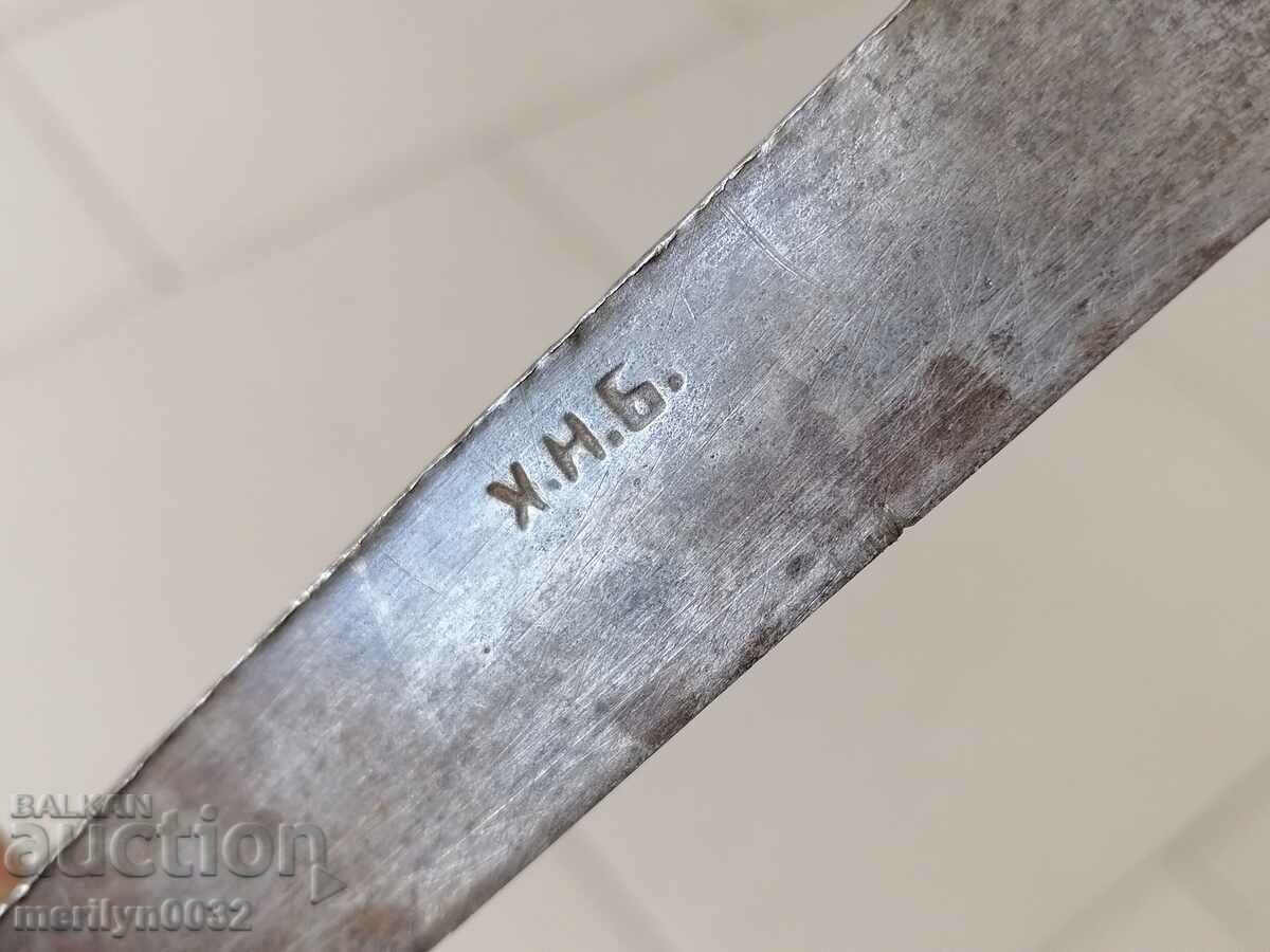 Auction Gabrovo butcher's knife without handle Auction Gabrovo butcher's knife without handle