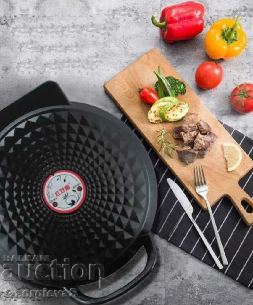 Innovative device for pancakes, pizza and other dishes