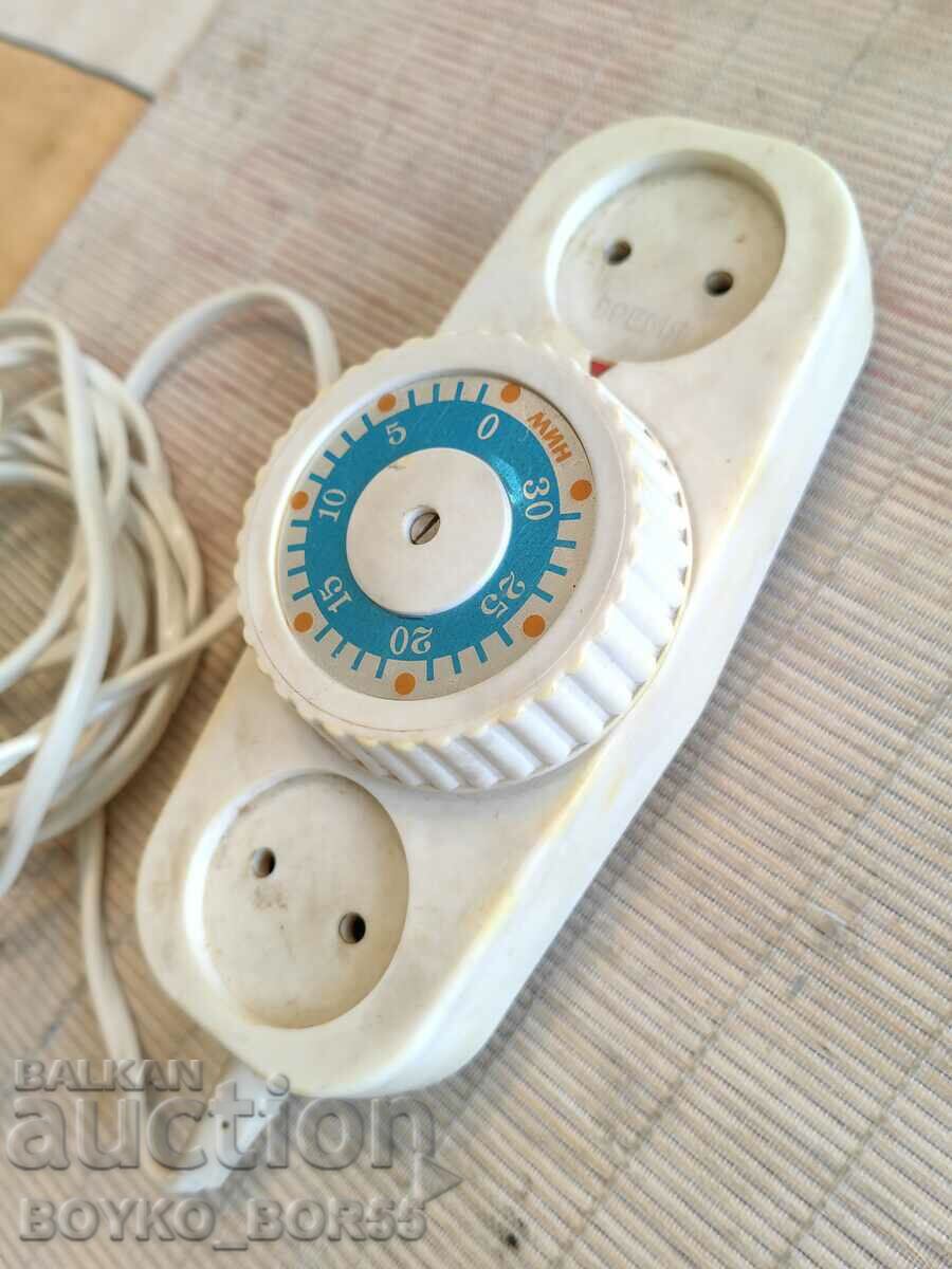 Old Russian Social USSR Plug with Timer 1970s with price 25.00 BGN | € 12.78 Old Russian Social USSR Plug with Timer 1970s with price 25.00 BGN | € 12.78