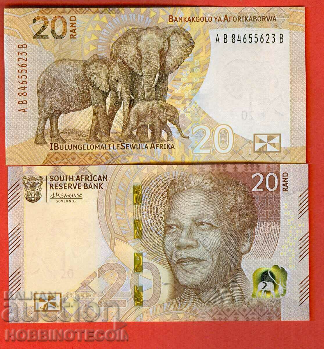 AFRICA DE SUD AFRICA DE SUD 20 Rand issue 2023 NOU UNC
