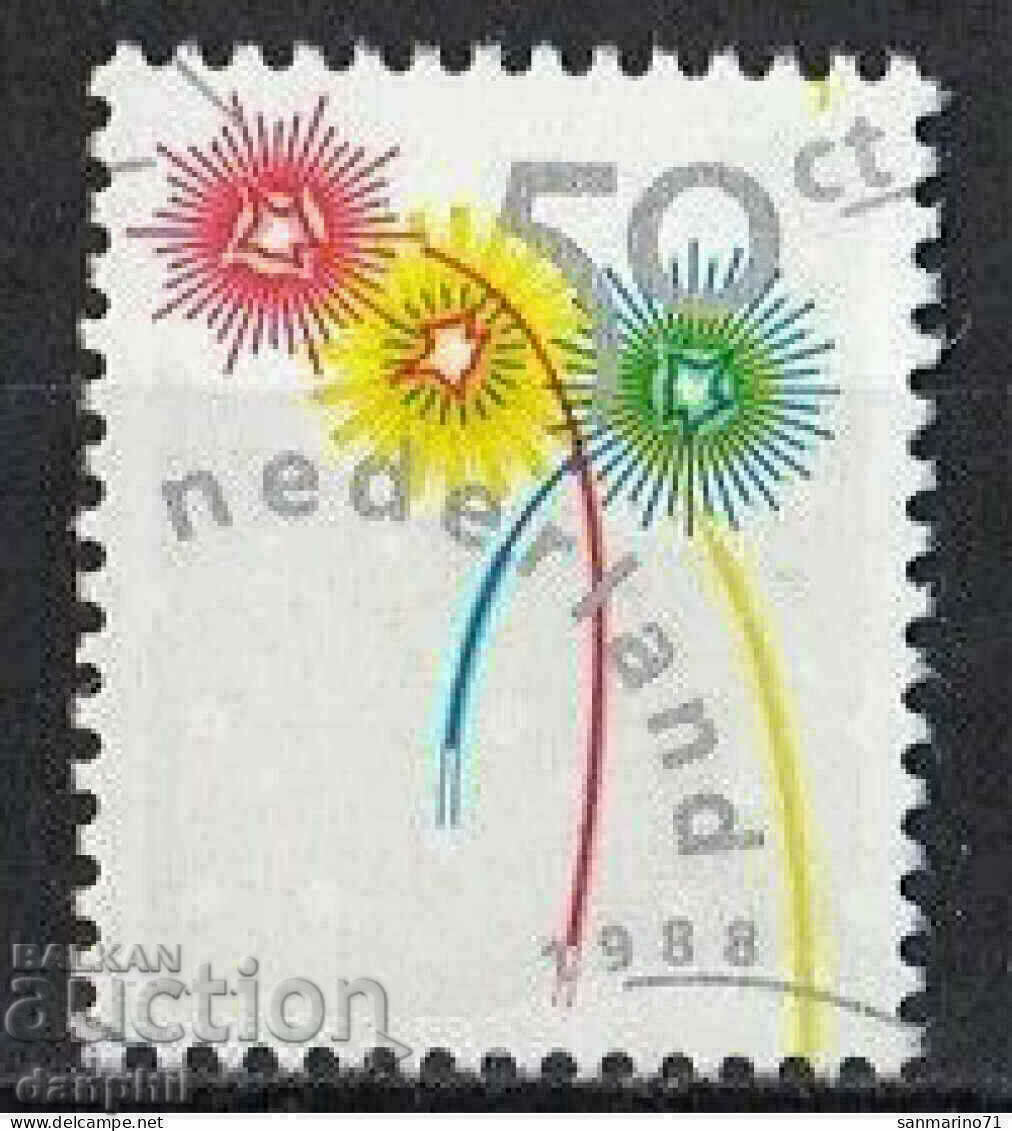 Ολλανδία 1988 "Πρωτοχρονιά", καθαρό γραμματόσημο