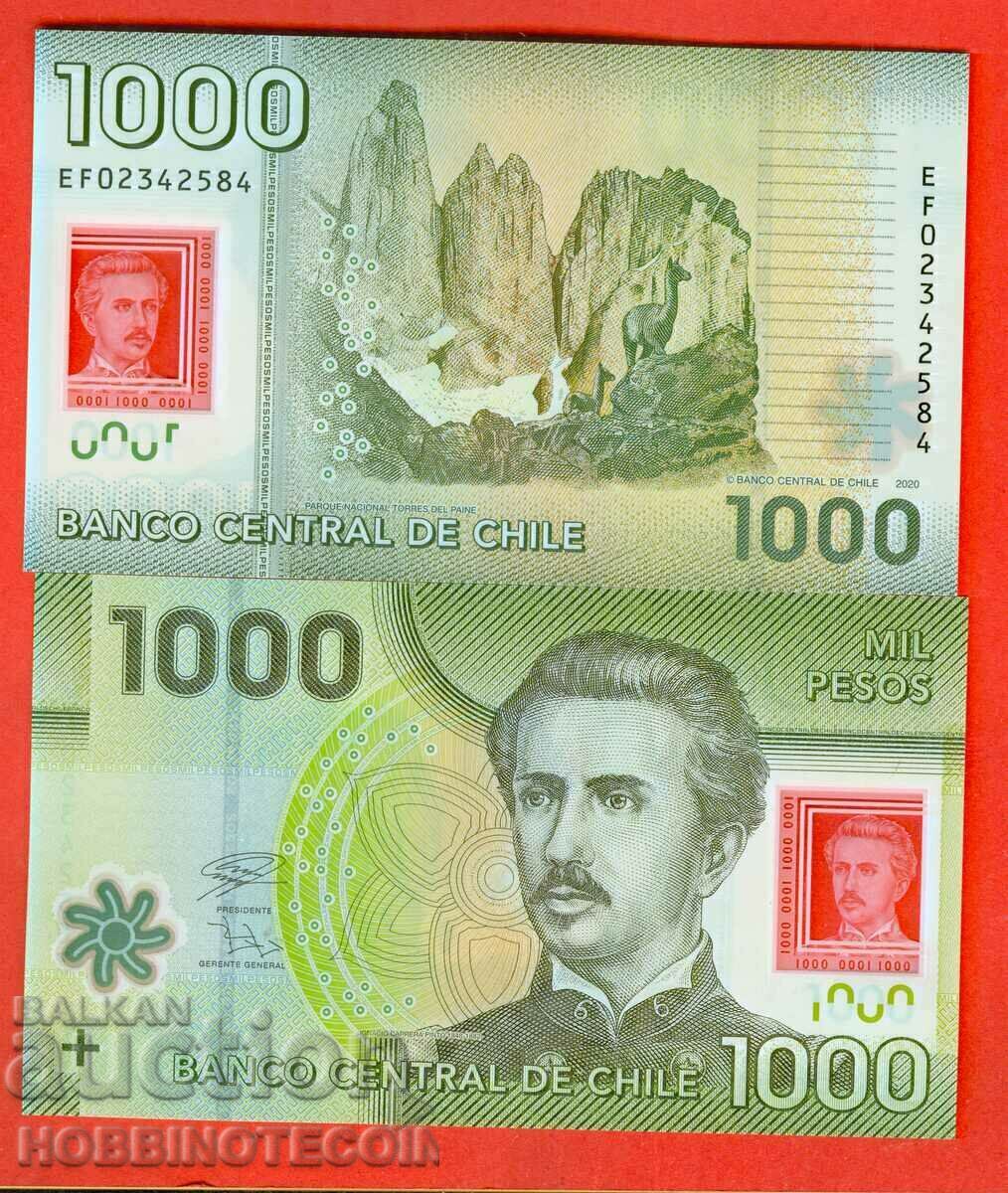 CHILE CHILE 1000 Peso issue - 2020 issue NEW UNC POLYMER