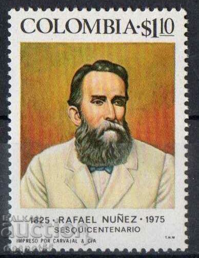 1975. Colombia. The 150th Anniversary of Rafael Nunez, 1825-1894.