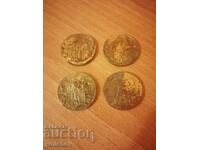Coins, 1300 years Bulgaria.