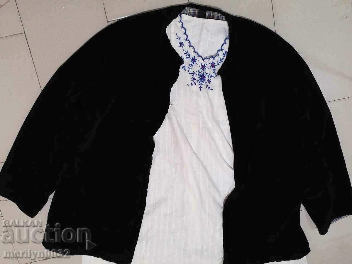 Vesta Anteria Da Catifea Cu Maneci Fancy Dress - 5