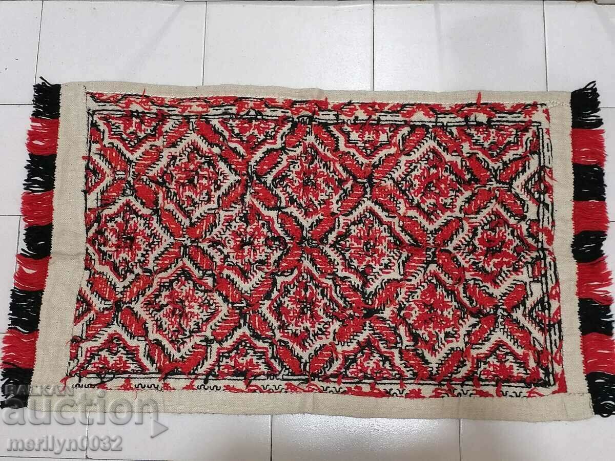 Delivery of Old handwoven wool wall rug 100/55 cm carpet rug Delivery of Old handwoven wool wall rug 100/55 cm carpet rug