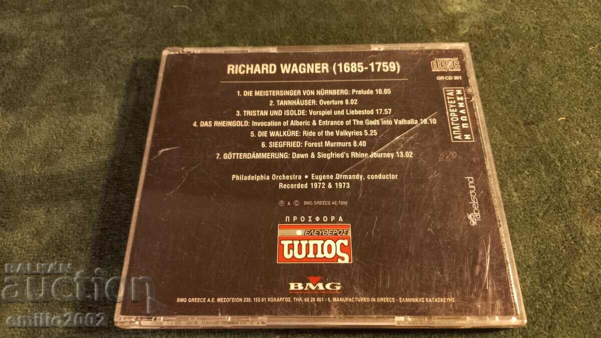 Auction  Audio CD Wagner