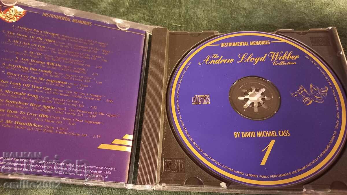 Audio CD Andrew Lloyd Webber with price 2.99 BGN | € 1.53 Audio CD Andrew Lloyd Webber with price 2.99 BGN | € 1.53