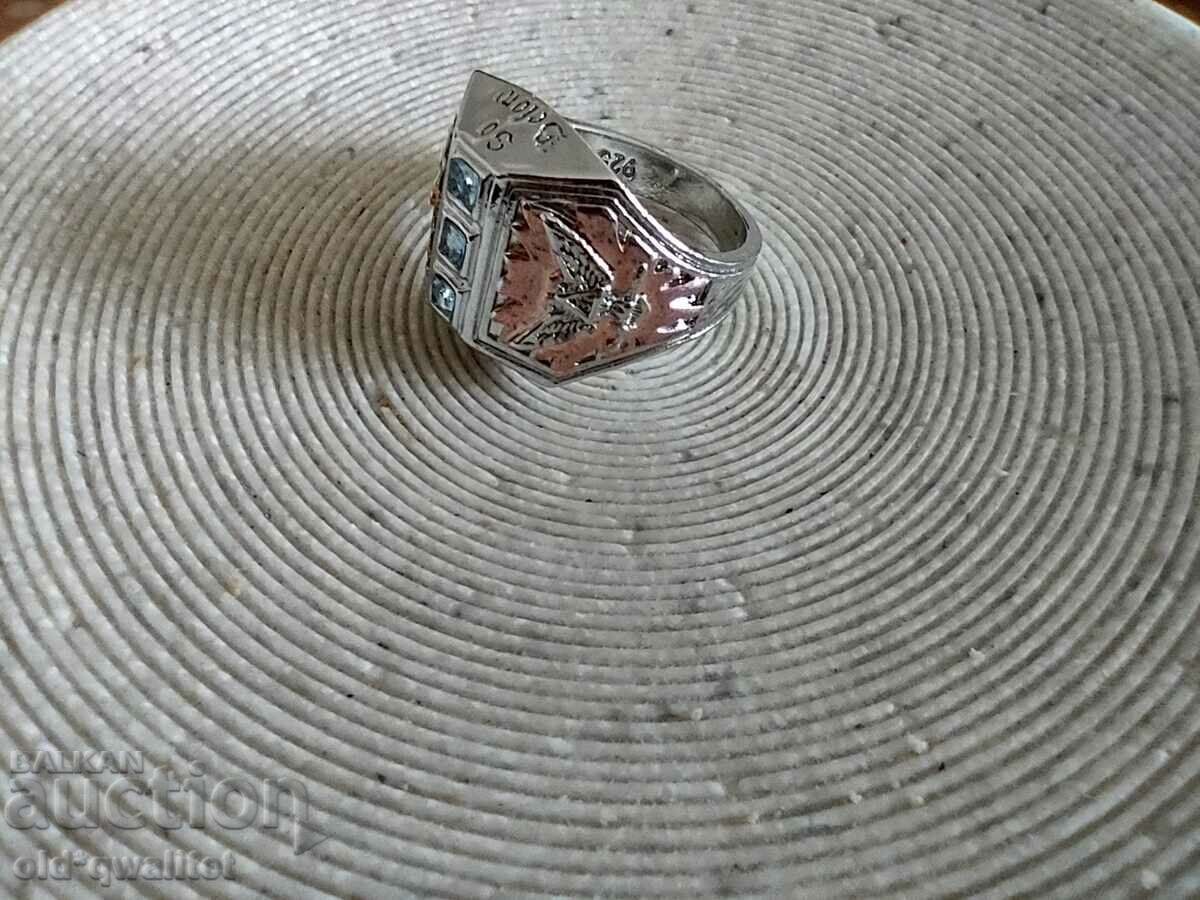 Auction Silver ring, USA Auction Silver ring, USA