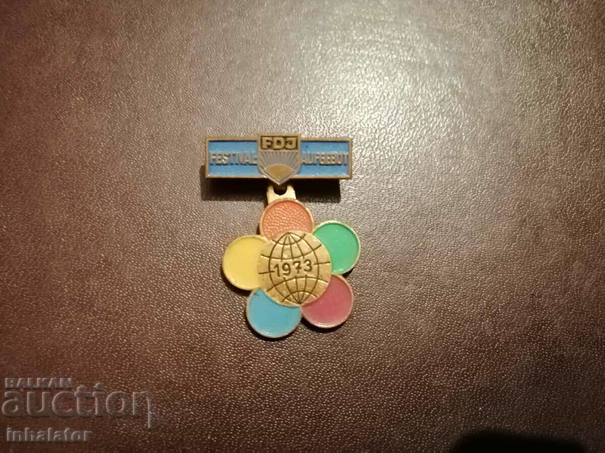 GDR SOC Medal FDJ 1973