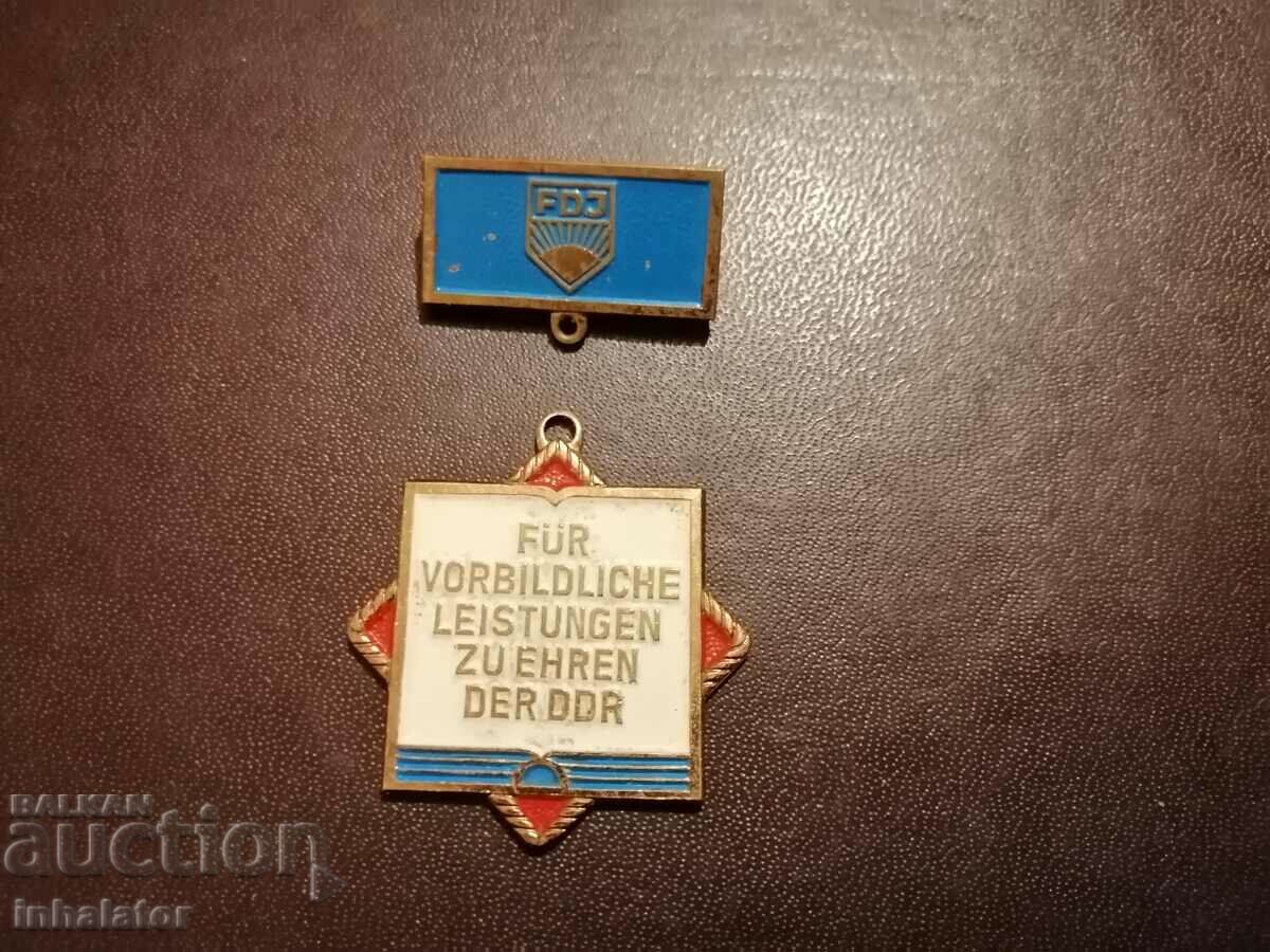 ГДР DDR медал FDG