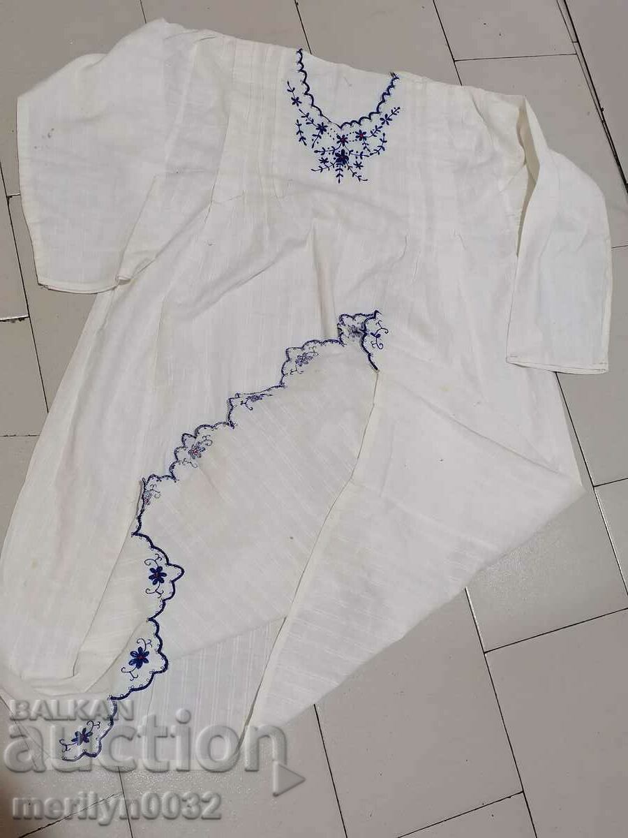 Embroidered shirt silk kerchief costume embroidery lace - 6
