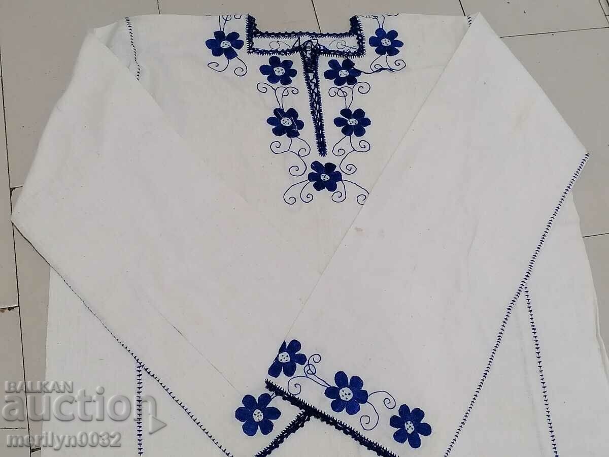 Везана риза кенар носия бродерия дантела