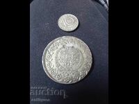 A large Turkish silver coin