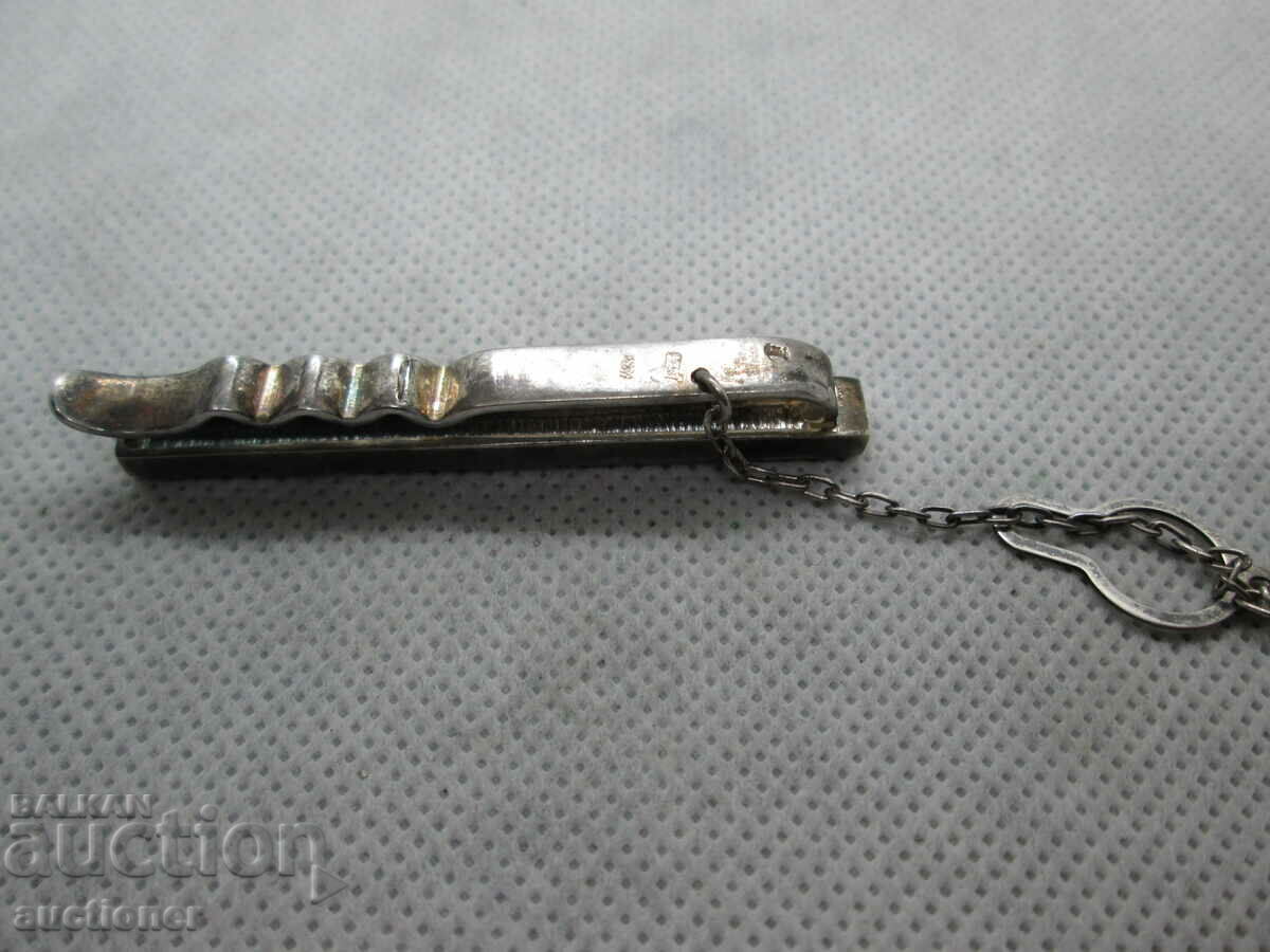 SILVER TIE PIN - 6 SILVER TIE PIN - 6