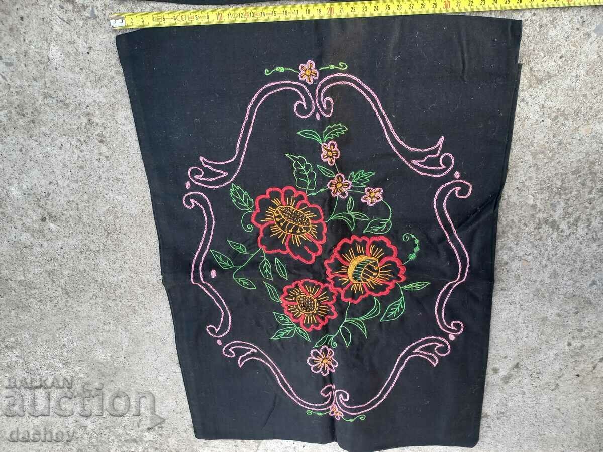 Auction Lot of 2 Vintage Hand-Embroidered Covers Pillow Cover Tavern Auction Lot of 2 Vintage Hand-Embroidered Covers Pillow Cover Tavern