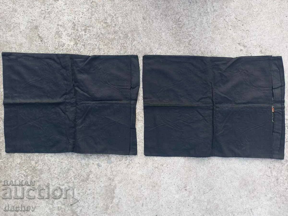 Lot of 2 Vintage Hand-Embroidered Covers Pillow Cover Tavern - 6 Lot of 2 Vintage Hand-Embroidered Covers Pillow Cover Tavern - 6