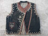 Authentic Old Richly Embroidered Bodice Waistcoat Folk Costume
