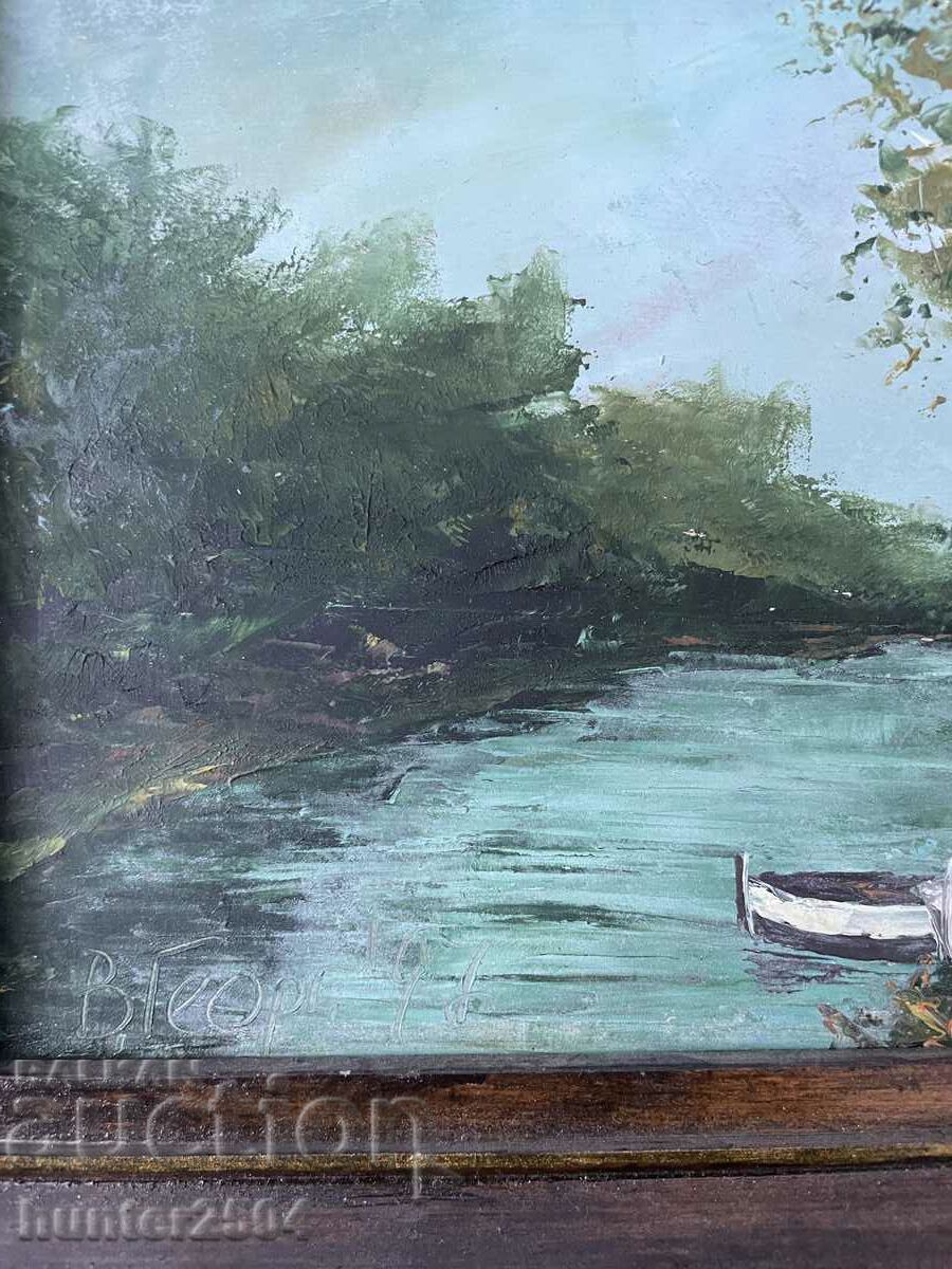 Picture Birch with a boat-oil, phaser with price 34.95 BGN | € 17.87 Picture Birch with a boat-oil, phaser with price 34.95 BGN | € 17.87