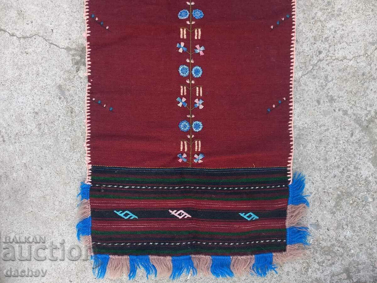 Автентична стара рядка престилка за Тракийска народна носия - 5