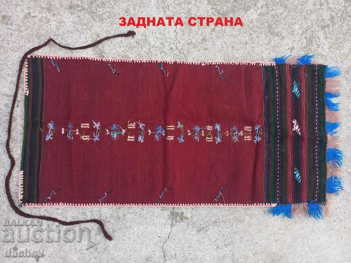 Автентична стара рядка престилка за Тракийска народна носия - 7