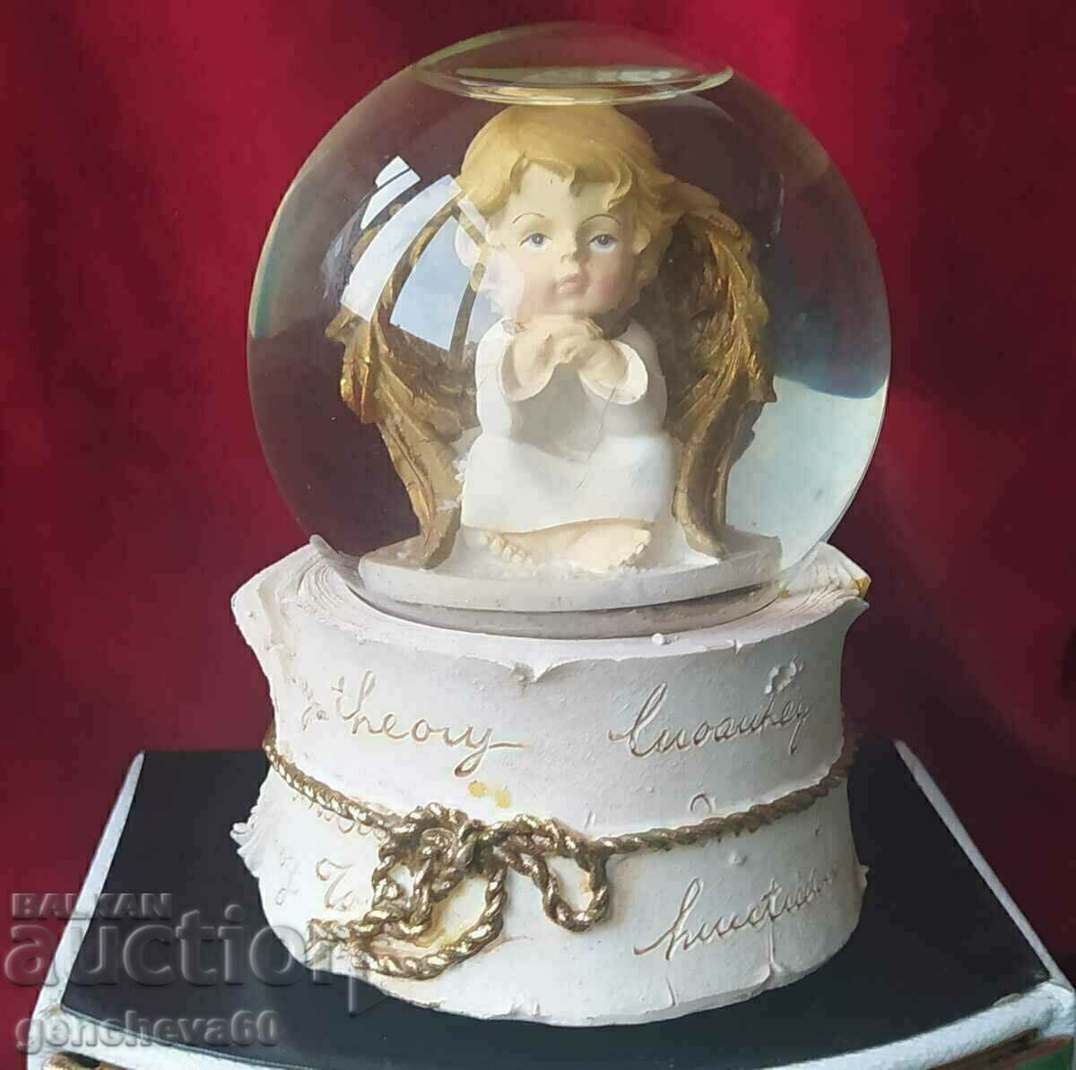 Auction  Christmas angel with wings