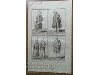 1727 - ENGRAVING - DERVISHS - ORIGINAL