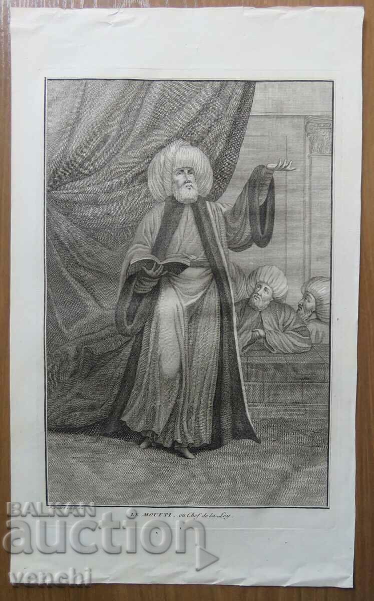 1727 - GRAVURA - MUFTIA - ORIGINAL