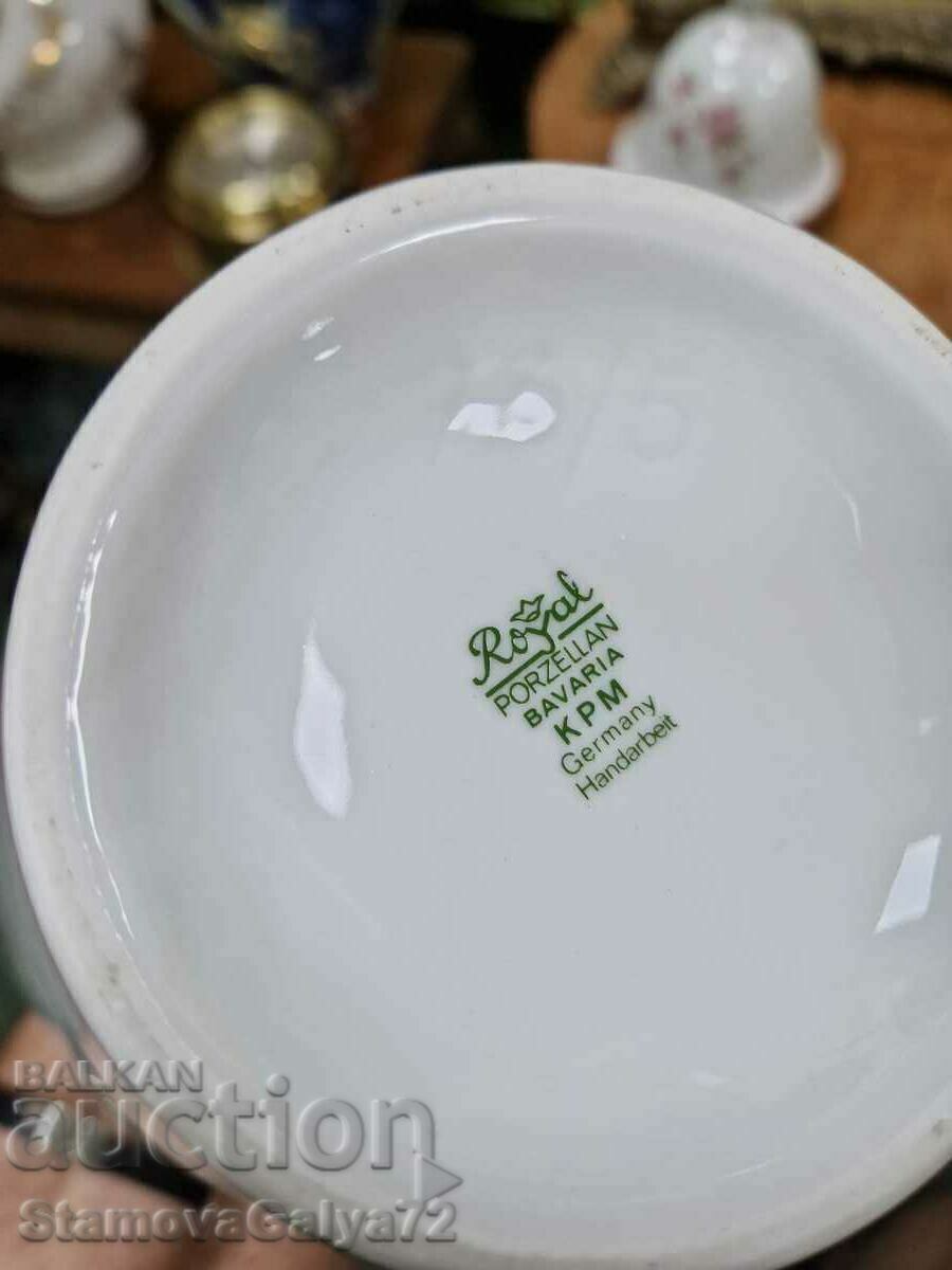 Rare Royal KPM German Porcelain Vase - 7 Rare Royal KPM German Porcelain Vase - 7