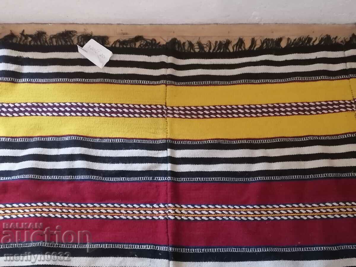 Old handwoven woolen carpet 320/220cm carpet rug - 5 Old handwoven woolen carpet 320/220cm carpet rug - 5