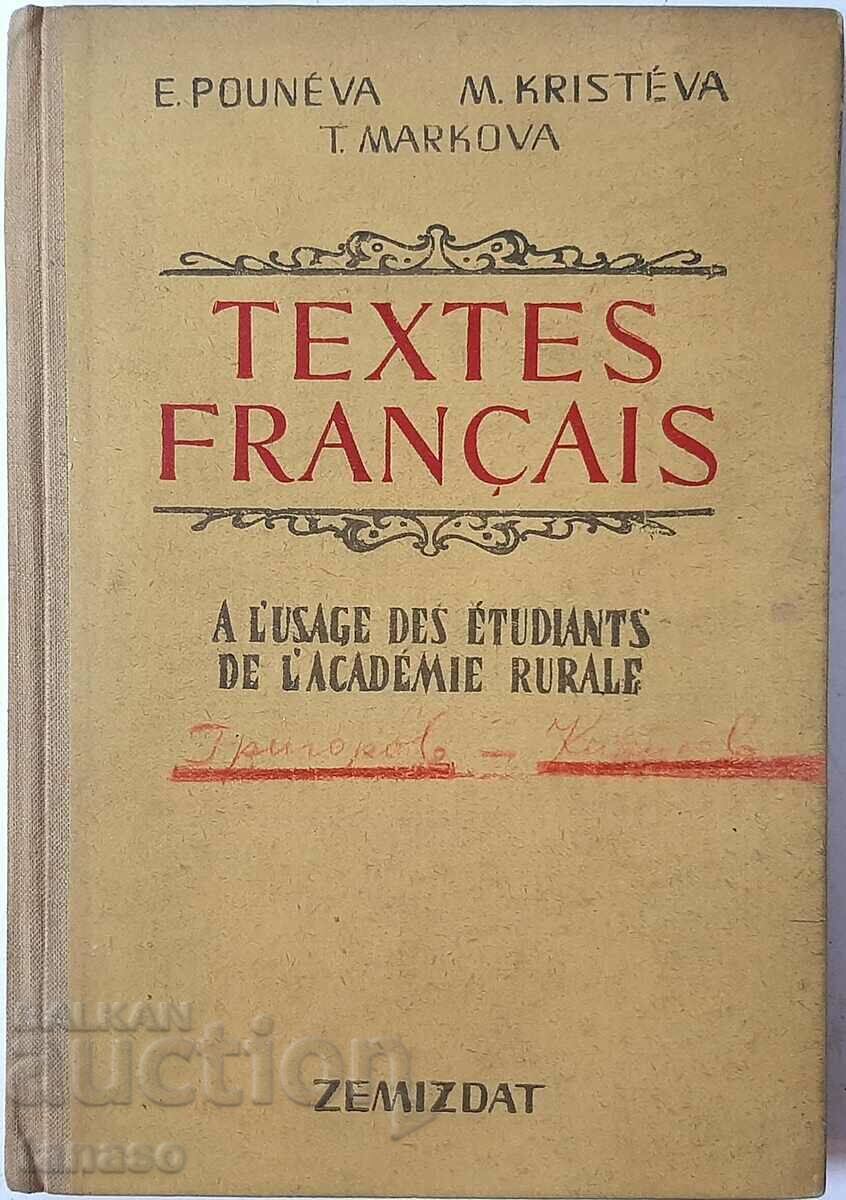 Textes français M. Pouneva, M. Kristeva, T. Markova(2.6) Textes français M. Pouneva, M. Kristeva, T. Markova(2.6)