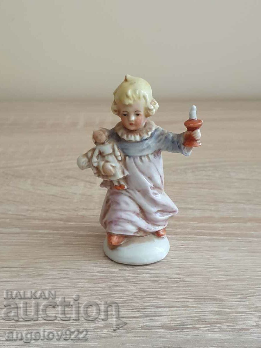 Old German porcelain figure statuette