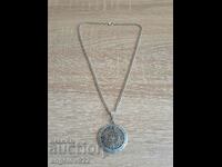 Silver chain with locket sample 950