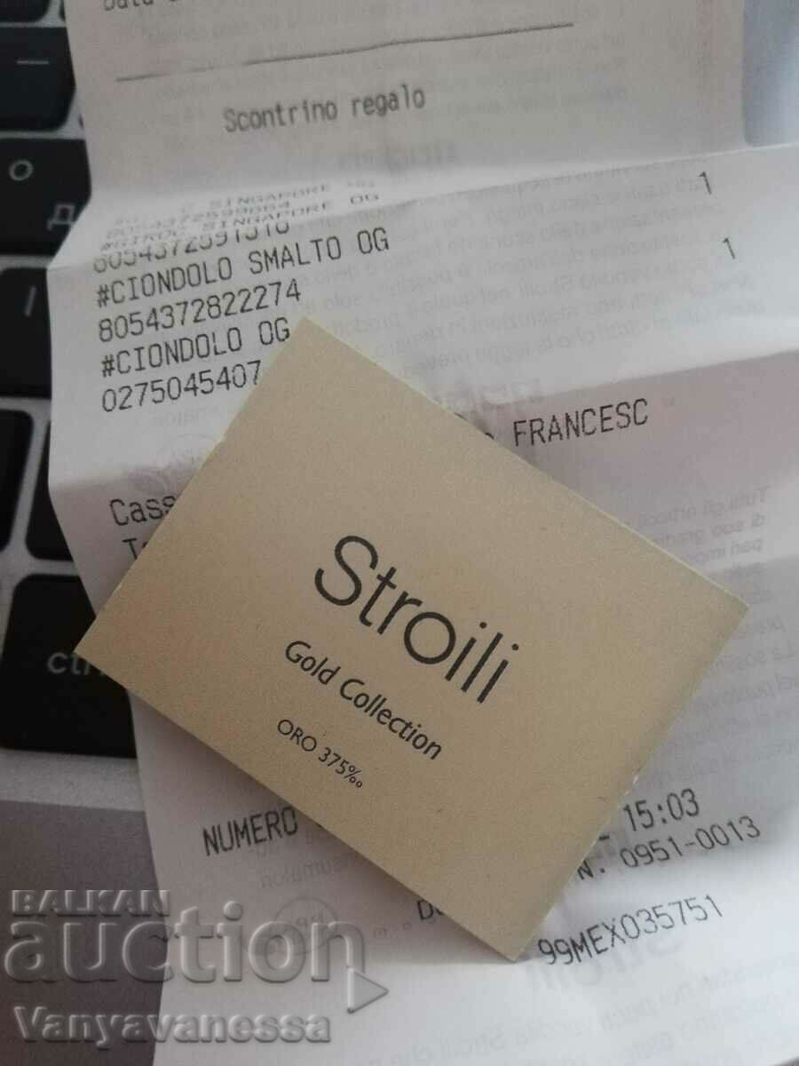 Gold Key Key with chain necklace 9K - 5 Gold Key Key with chain necklace 9K - 5