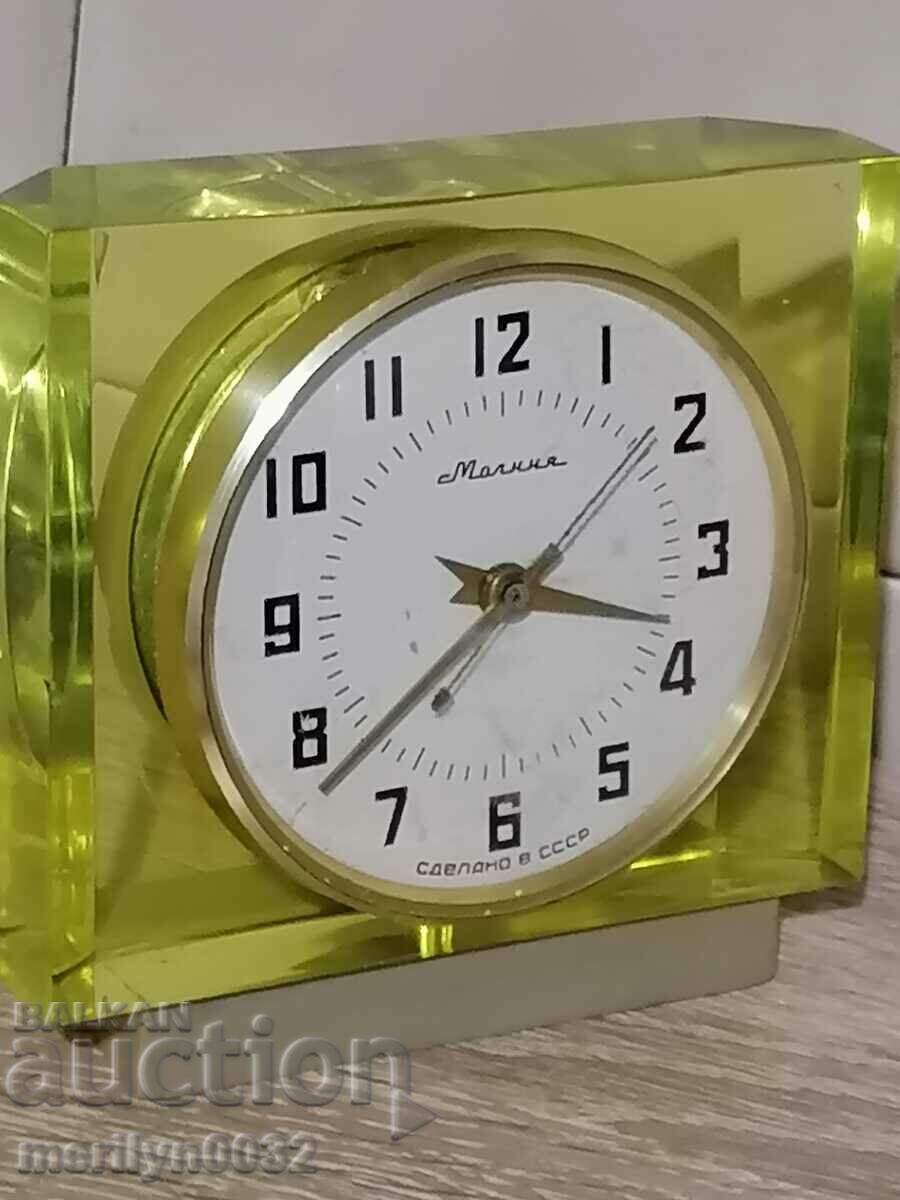 Table clock "LIGHTNING", social realism, alarm clock with price 69.00 BGN | € 35.28 Table clock "LIGHTNING", social realism, alarm clock with price 69.00 BGN | € 35.28