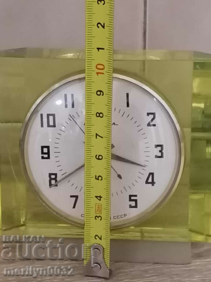 Delivery of Table clock "LIGHTNING", social realism, alarm clock Delivery of Table clock "LIGHTNING", social realism, alarm clock