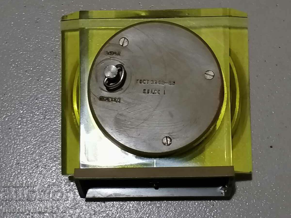 Table clock "LIGHTNING", social realism, alarm clock - 7 Table clock "LIGHTNING", social realism, alarm clock - 7