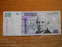 50 pesos 1999-2003 - Argentina (VF)