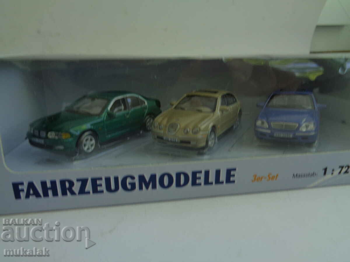 1:72 BMW JAGUAR MERCEDES BENZ LOT MODEL DE JUCĂRIE TROLLEY - 5