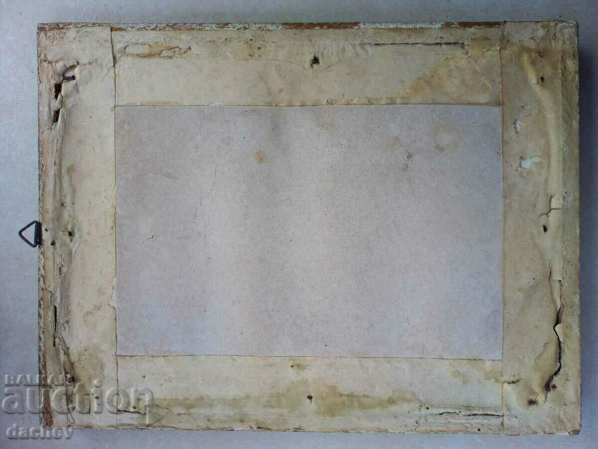 Livrarea Veche icoană acasă a Sfântului Ivan din Rila 28,5x21,5cm